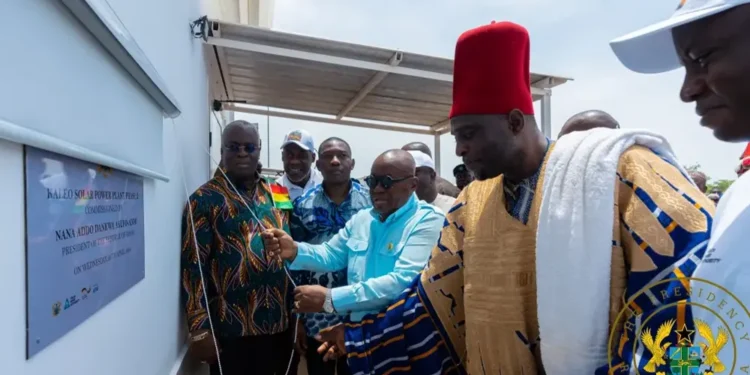 President Akufo-Addo commissions Kaleo Solar Power Plant