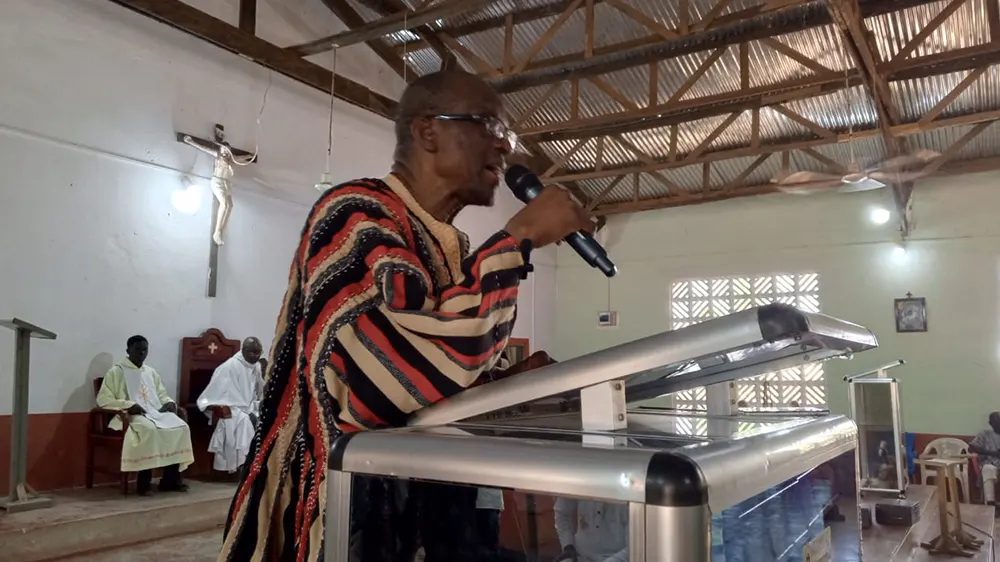 Speaker of Parliament dedicates church pews in Nadowli-Kaleo District