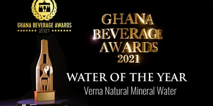Verna Natural Mineral Water wins Product of the Year at Ghana Beverage Awards 2023
