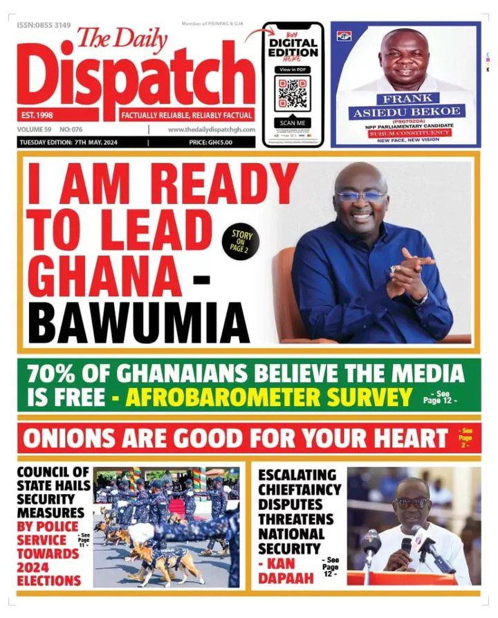 Daily Dispatch Newspaper - May 7, 2024