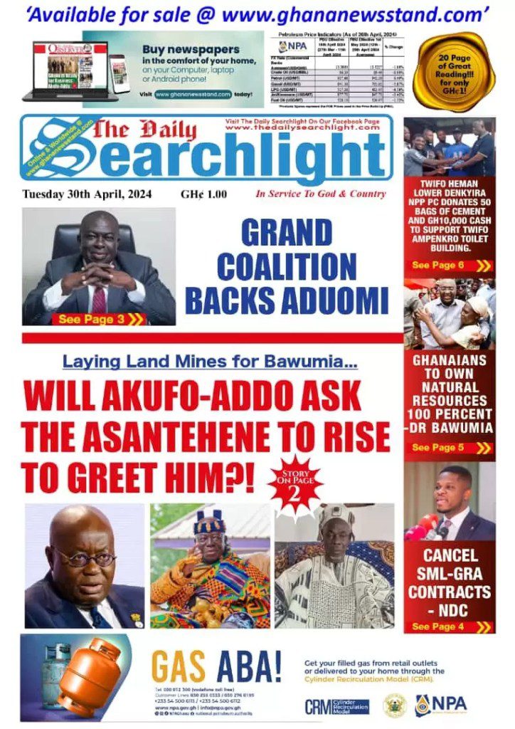 Daily Searchlight Newspaper - May 2, 2024