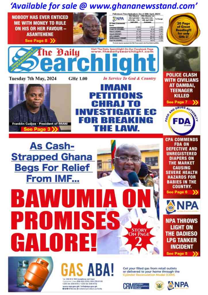 Daily Searchlight Newspaper - May 7, 2024