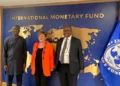 Ms Catherine Pattillo, an IMF Deputy Director and Mr Luc Eyraud, Division Chief, African Department, IMF