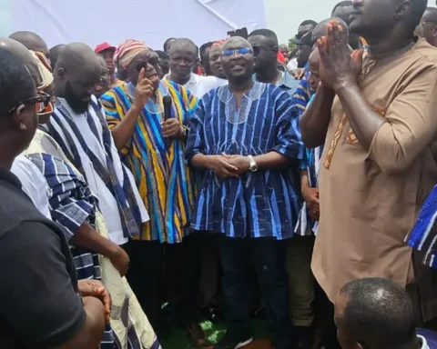 Vice President Bawumia breaks ground for new sports complex in Gambaga