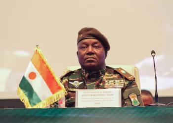 Niger's Junta leader General Abdourahamane Tiani attends the first ordinary summit of heads of state and governments of the Alliance of Sahel States (AES) in Niamey, Niger July 6, 2024. REUTERS