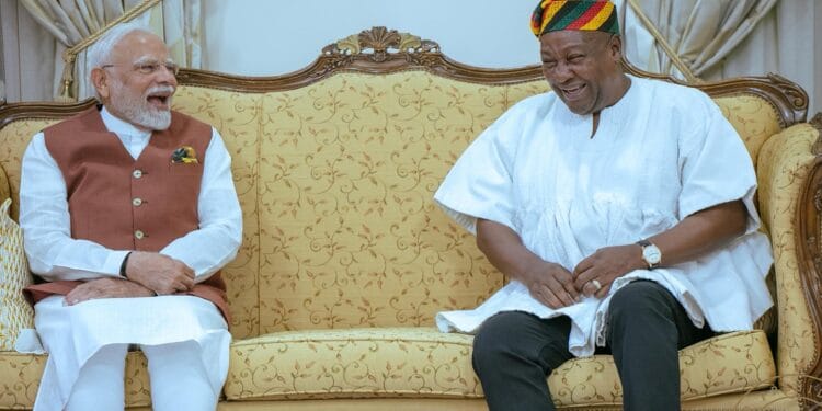 Mahama, Modi commit to deeper Ghana-India partnership in trade, tech, and youth empowerment
