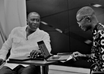 Hon. Patrick Boamah (MP, Okaikwei Central) speaking on Channel 1’s Point of View