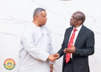 Presidential Advisor Mr. Augustus Obuadum Tanoh, Speaker of Parliament Alban Bagbin