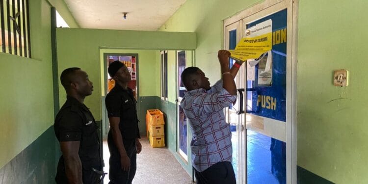 Ghana Tourism Authority shuts down sub-standard and unlicensed hotels and restaurants in Central Region enforcement exercise