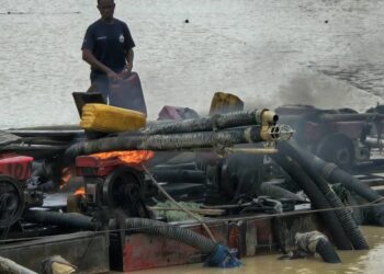 illegal mining sites