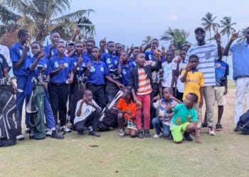 Captain One Golf Society launches Takoradi Kids Project to train vulnerable children in golf