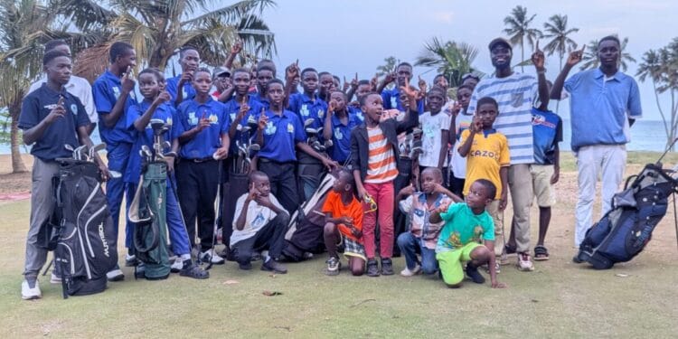 Captain One Golf Society launches Takoradi Kids Project to train vulnerable children in golf