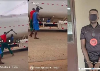 Ghana Police grab man in viral machete assault video incident