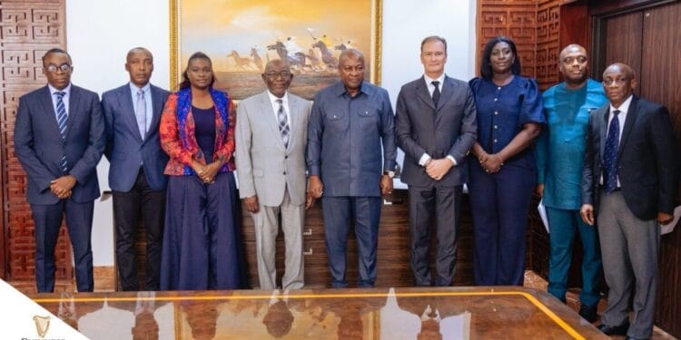 Guinness Ghana Leadership Meets Mahama, Reaffirms Commitment Under Castel Group