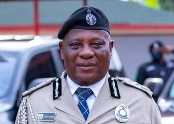 IGP Christian Tetteh Yohuno promotes 12 police officers after major breakthrough in rural bank robbery bust