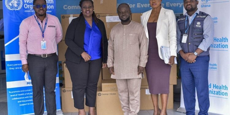 Christian Health Association of Ghana donates 20 desktop computers to strengthen data management on non-communicable diseases