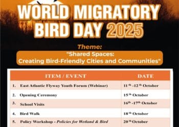 Centre for Biodiversity Conservation Research launches nationwide activities for 2025 World Migratory Bird Day to promote bird-friendly cities in Ghana
