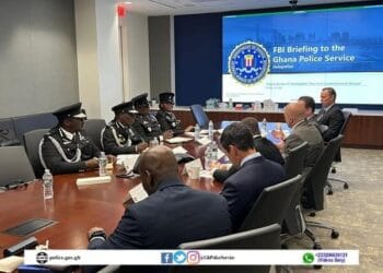 Ghana Police Service strengthens ties with FBI in historic US visit