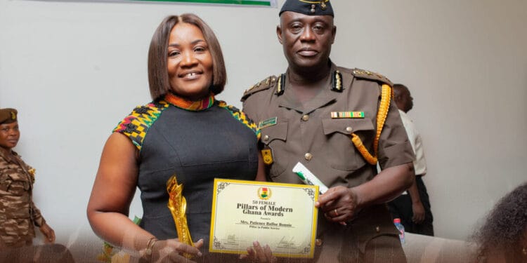 Mrs Patience Baffoe-Bonnie urges public support for new Ghana Prisons Service sustainability initiative at Ghana Women Awards 2025