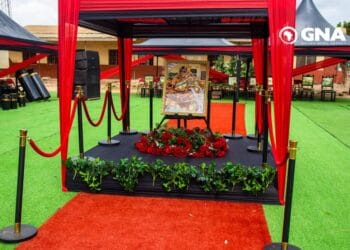 Akyem Ati Amanfrom bids farewell to Apagyahene Nana Kwasi Gyan-Apenteng, former GNA Board Chair and media luminary