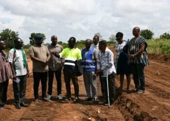 Damongo Municipal Chief Executive cuts sod for GHS 24.4 million five-kilometre road project under government’s Year of Roads initiative