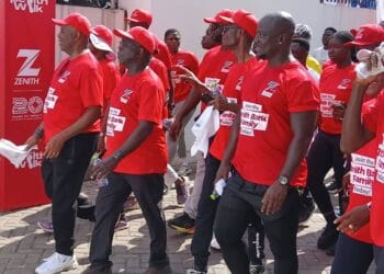 Zenith Bank Marks 20th Anniversary with Health Walk in Accra