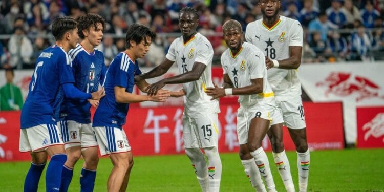 Black Stars Fall 2-0 to Japan in Kirin Challenge Cup Friendly