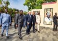 German President Frank-Walter Steinmeier pays tribute to Dr Kwame Nkrumah at Accra memorial park during official visit to Ghana