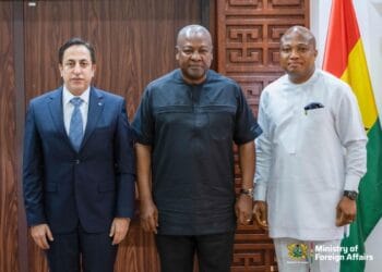 Lebanese Ambassador Maher Kheir bids farewell to President Mahama after seven-year tour, highlights Ghana-Lebanon cooperation