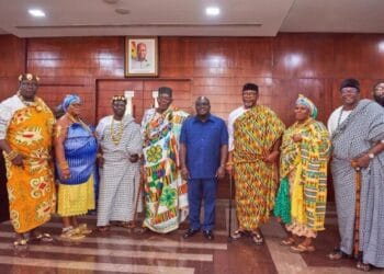 Mama Hogbe 2025 queens pay courtesy call on Anlo traditional leaders to affirm cultural ambassador roles