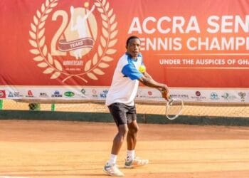 23rd Accra Senior Open Tennis Championship begins with intense opening-day contests at Accra Tennis Lawn Club