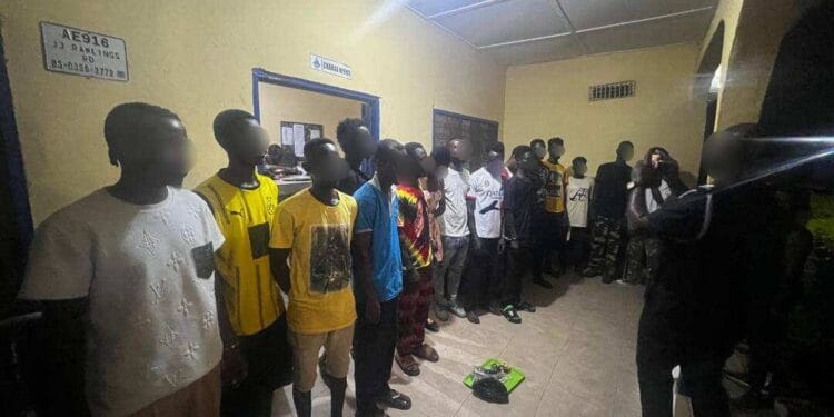 Bono Police arrest 54 suspects in separate swoop operations