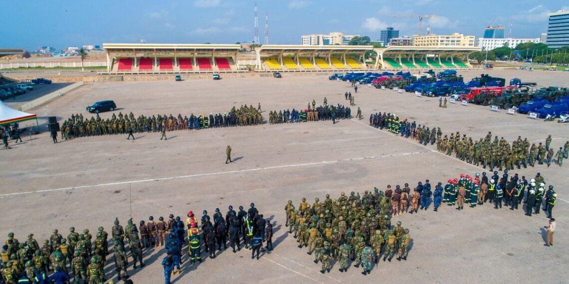 Accra multi-agency ‘show of force’ security operation outlines Christmas-season readiness and strict conduct rules across major routes