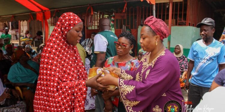 Kasoa MP Naa Koryoo presents end-of-year gifts to branch executives
