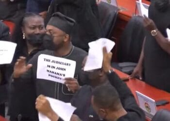 Physical confrontation between Majority and Minority MPs halts parliamentary proceedings during labour ministry budget motion