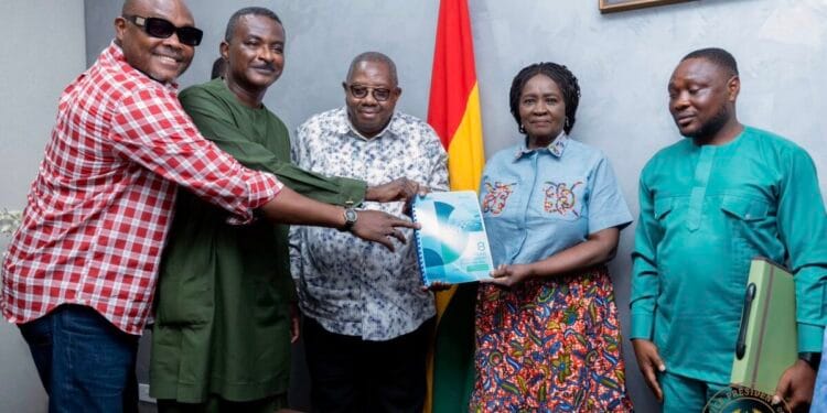 Cape Coast Assembly presents eight-year development plan to Vice President Naana Jane