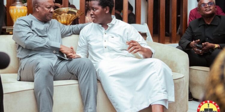 President Mahama visits family of late Ayawaso East MP Naser Toure Mahama