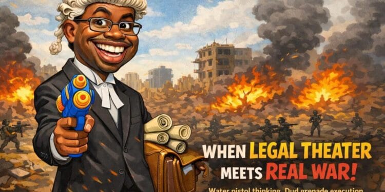 When Legal Theatre Meets Real War