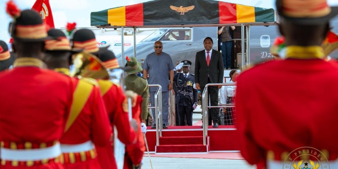 President Mahama concludes three-day state visit to Zambia