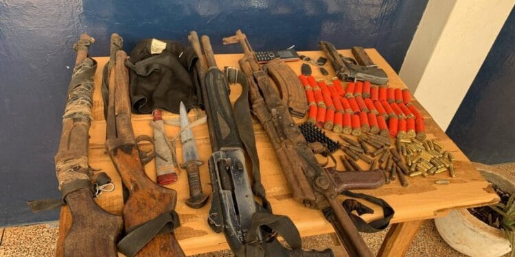 Police recover five firearms in Bono Region shootout, one suspect killed