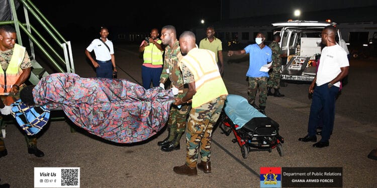 Ghana Armed Forces evacuate survivors of Burkina Faso terrorist attack