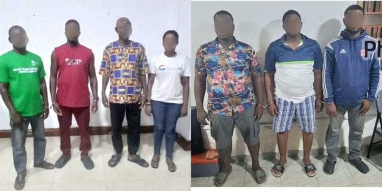 Seven arrested over fake electronic traffic violation scam