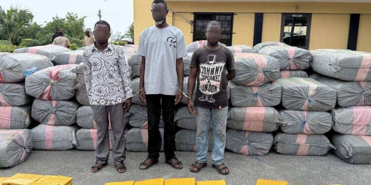 Police intercept trucks carrying suspected narcotics in Western Region