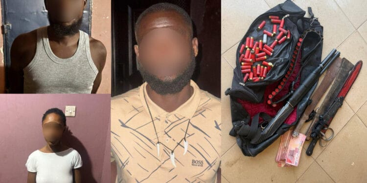 Police crack down on wanted robbery gang in Ashanti Region; three suspects arrested