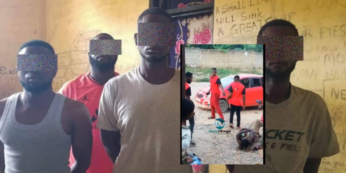 Police arrest four suspects over alleged assault at Ashongman Estate.