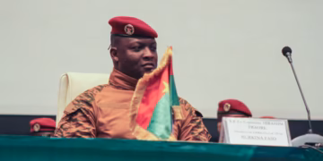 Burkina Faso's junta leader Captain Ibrahim Traore