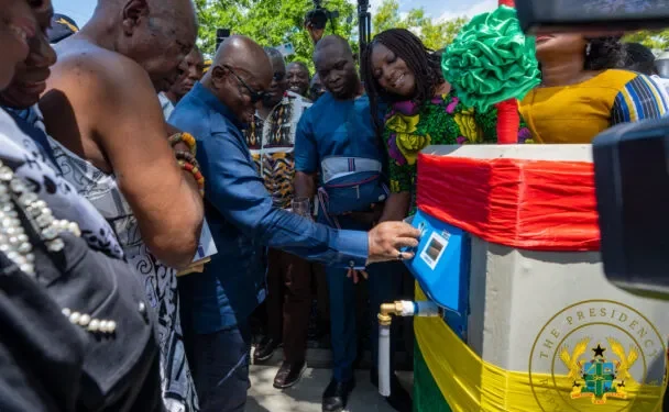 Akufo-Addo commissions Phase Three of Five Districts Water Supply Project