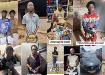 Police arrest 24 suspects in an intelligence-led operation in the Ashanti Region
