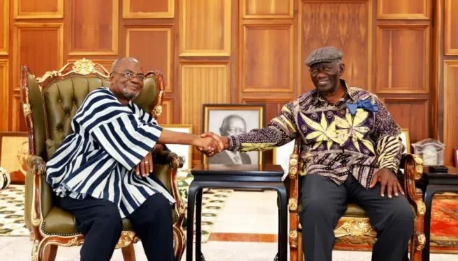 Kufuor commends Melcom for supporting business growth in Ghana
